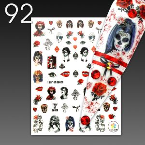Stick On Nail Slides - 92
