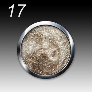 UV/LED Gel Flux Colour & Glam, 5ml - 017 dusty gold