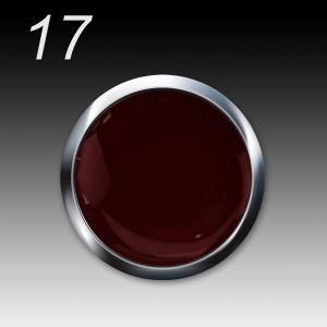 UV/LED Gel Flux Colour High Definition, 5ml - 017 dark cherry