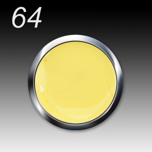UV/LED Gel Flux Colour High Definition, 5ml - 064 soft yellow