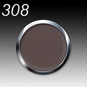 UV/LED Gel Flux Colour High Definition, 5ml - 308 purple chocolate