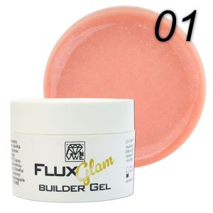Flux Glam Builder Gel, 30g - 01 Glimmer Rosé
