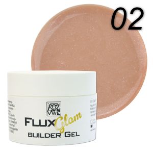 Flux Glam Builder Gel, 30g - 02 Glimmer Nude