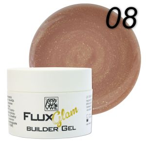 Flux Glam Builder Gel, 30g - 08 Nude Stardust