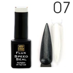 UV/LED Gel Flux Speed Seal - 007 glimmer silver, 12ml