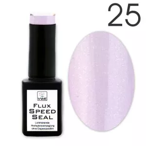 UV/LED Gel Flux Speed Seal - 025 shimmer violet, 12ml