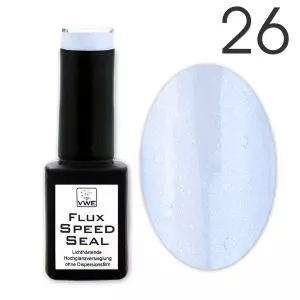 UV/LED Gel Flux Speed Seal - 026 shimmer blue sky, 12ml