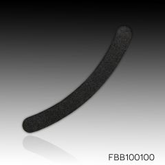 Professional Curved File - black 100/100 - 10 Pack