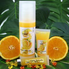 Handpeeling-Gel mit Orangenduft