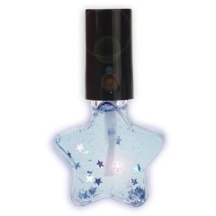 XMAS Nagelöl (Blau) im Sternfläschchen mit Mesh-Beutel