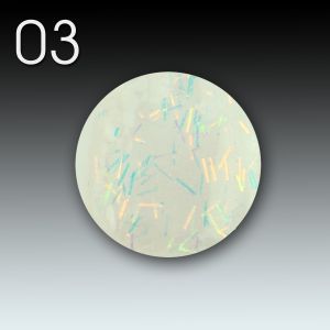 Flux Crazy Acryl Glitter, 10g - 03 multi stripes