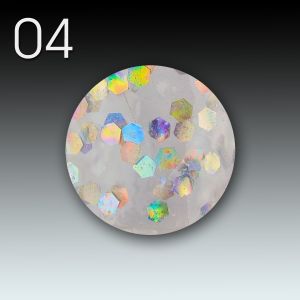 Flux Crazy Acryl Glitter, 3g - 04 multi paillettes