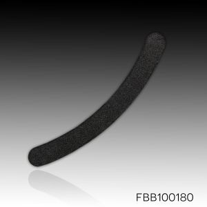 Professional Curved File - black 100/180 - 10 Pack
