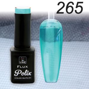 UV/LED Gel Polish Flux UV Polix - 265 glass grün, 12ml