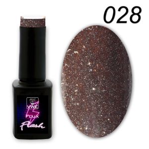 UV/LED Gel Polish Flux UV Polix Flash - 028 flash wood, 12ml
