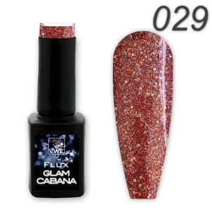 UV/LED Gel Polish Flux UV Polix Glam Cabana - 29 glam choco caramel, 12ml