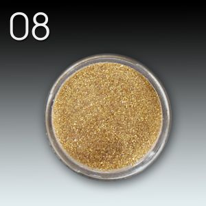 Flux Glitter Acryl Powder, 10g - 08 Gold