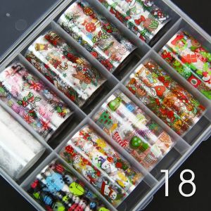 Nail Art Foil Transfer Set - 18 xmas