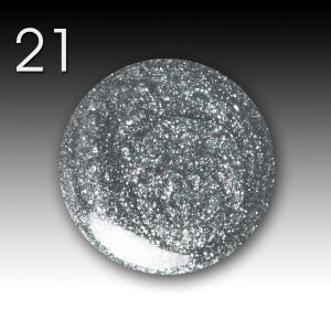 Glitter Liner Nail Art Pen, 10ml - Farbe 21 silber