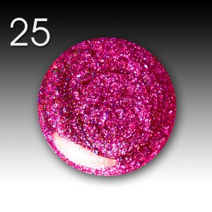 Glitter Liner Nail Art Pen, 10ml - Farbe 25 pink