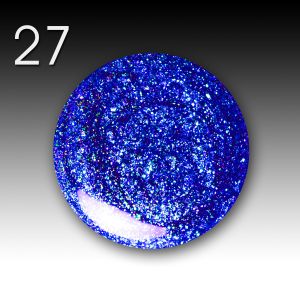 Glitter Liner Nail Art Pen, 10ml - Farbe 27 blau