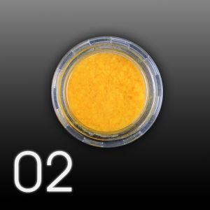 Nail Art Velvet Crush Nails - 02 Yellow