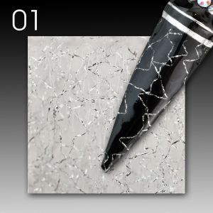 Nail Glam Web - 01 silver