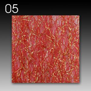 Nail Glam Web - 05 red/gold