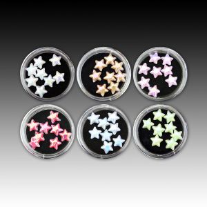 Feine schimmernde NailArt Sternchen-Overlays