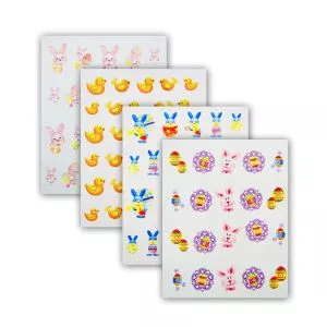 Nail Art Wraps für Frühling und Ostern