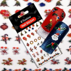 Festive Christmas Nail Art Stickers