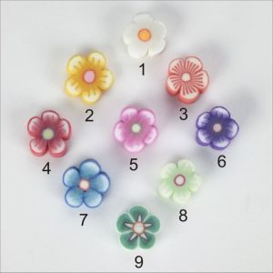Nail Art Fimo Nail Flowers