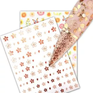 Frühling & Ostern Stick On Nail Slides