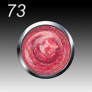 UV/LED Gel Flux Colour & Glam, 5ml - 073 pink sparkle