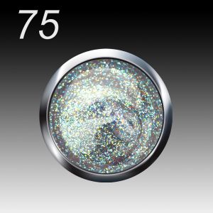 UV/LED Gel Flux Colour & Glam, 5ml - 075 carib sparkle