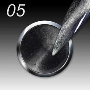 UV/LED Farbgel Flux Cat Eye Magic, 5ml - 05 silver crystal