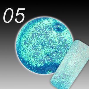 UV Gel Colour Fusion - 005 sparkling turquoise, 5ml