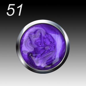 UV/LED Gel Flux Colour & Glam, 5ml - 051 funky purple