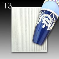 Nail Art Flexxies - 12 sparkle silver
