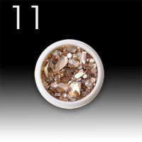 Strass-Form-Mixe - 11 rosegold