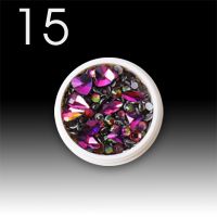 Strass-Form-Mixe - 15 fuchsia fever