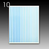 Nail Art Flexxies - 10 neon blue