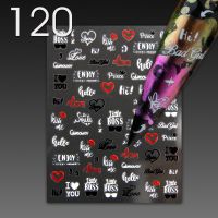 Stick On Nail Slides - 120