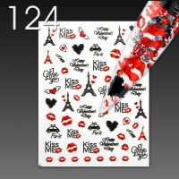 Stick On Nail Slides - 124