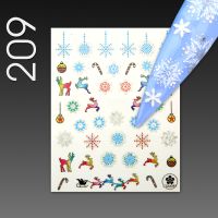 Stick On Nail Slides - 209