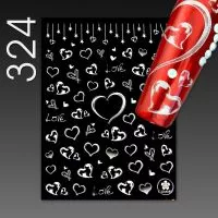 Stick On Nail Slides - 324