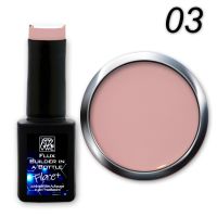 UV/LED Gel Flux Builder in a Bottle - Fibre+ - 03 milky light pink, 12ml