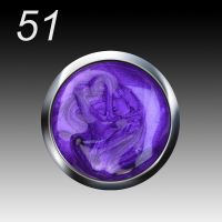 UV/LED Gel Flux Colour & Glam, 5ml - 051 funky purple