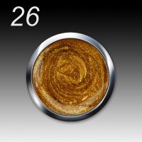 UV/LED Gel Flux Colour High Definition, 5ml - 026 glamour gold