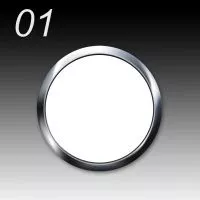 UV/LED Gel Flux Colour High Definition, 5g - 001 white